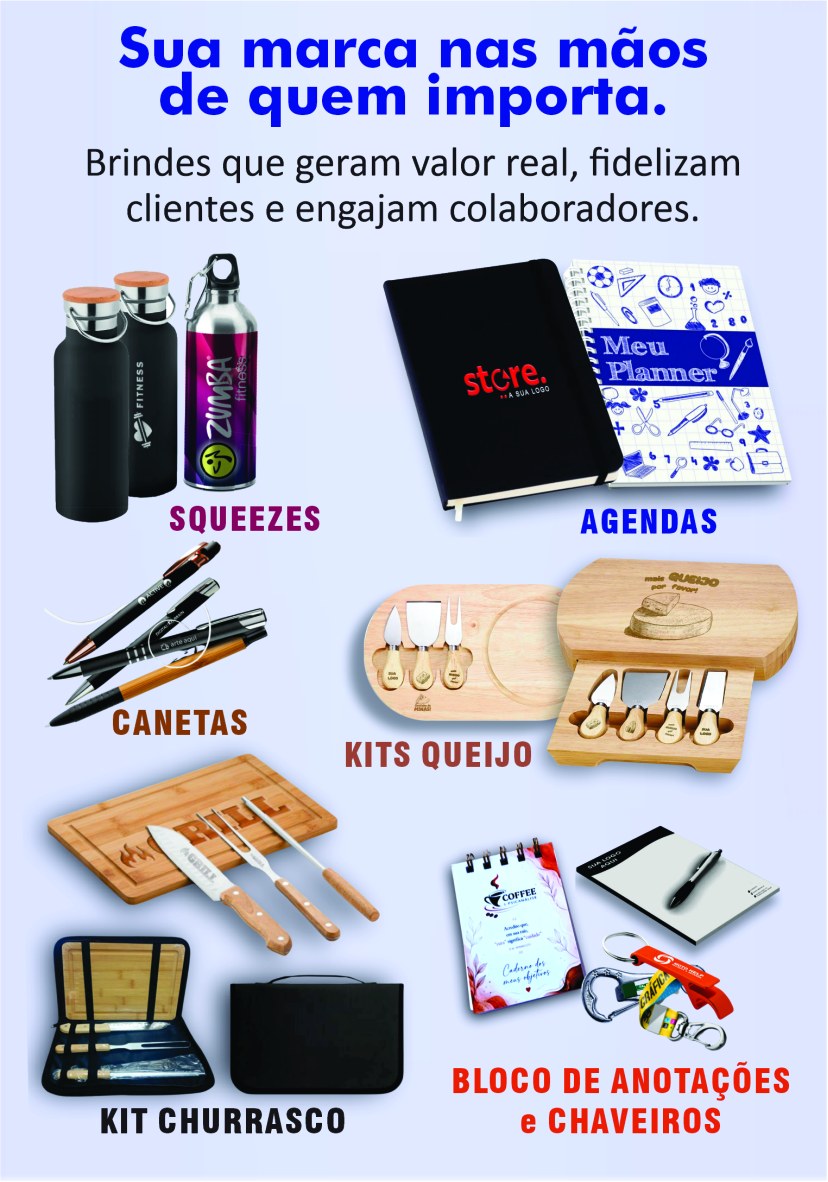Brindes — Sua marca nas mãos de quem importa