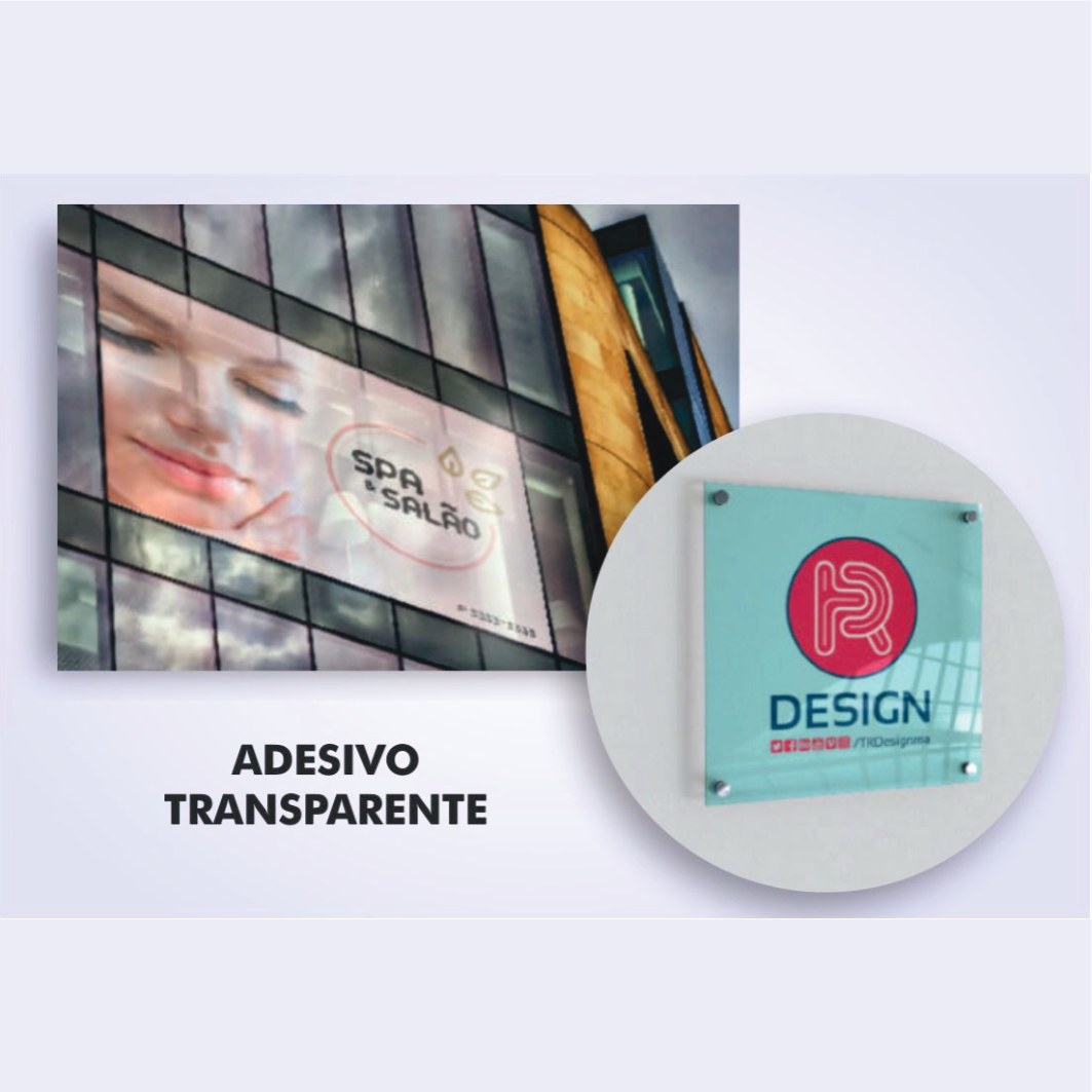 Adesivo transparente